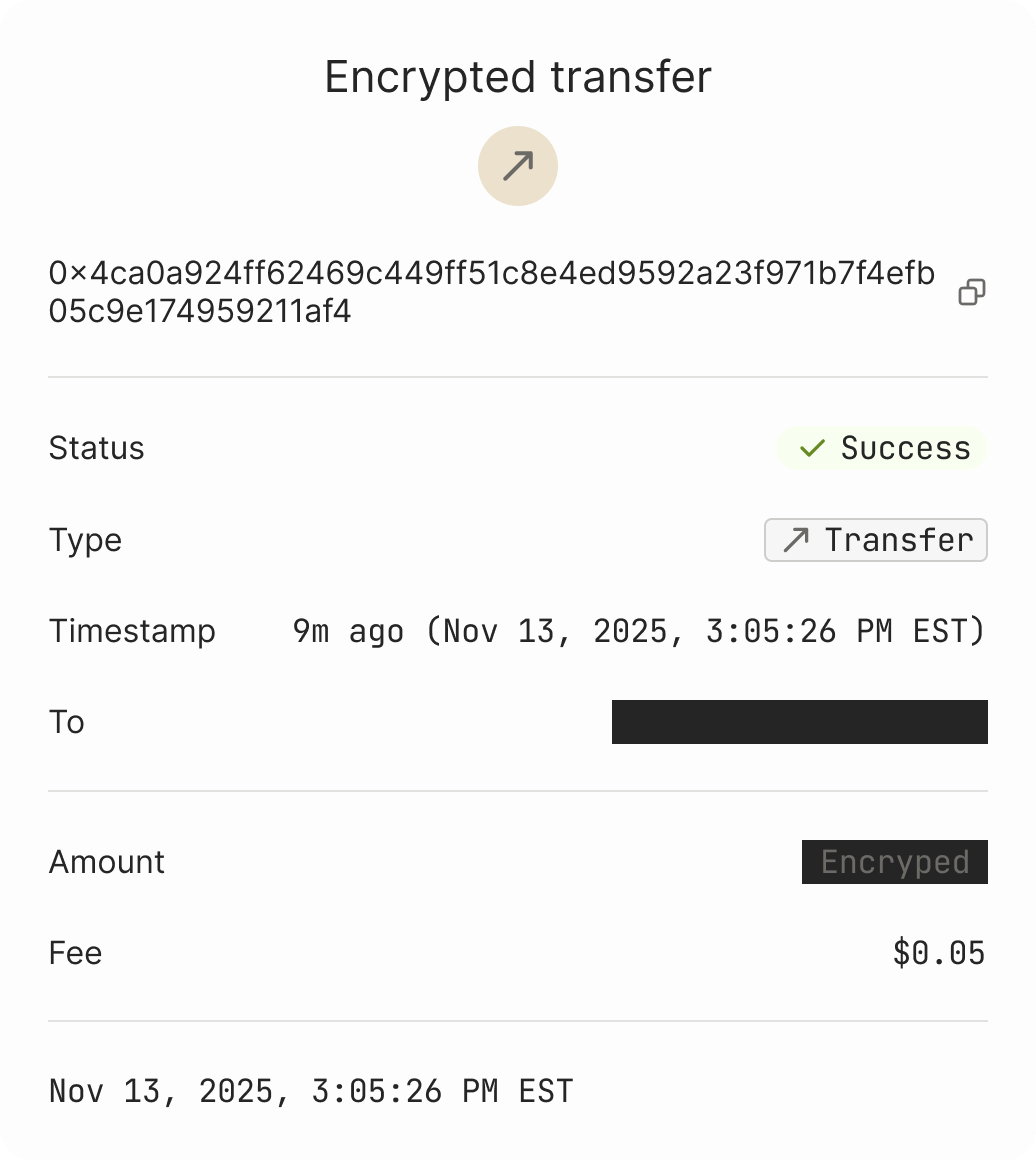 Exploration 2, variant A — redundant/paranoid encryption treatment with heavy redaction marks